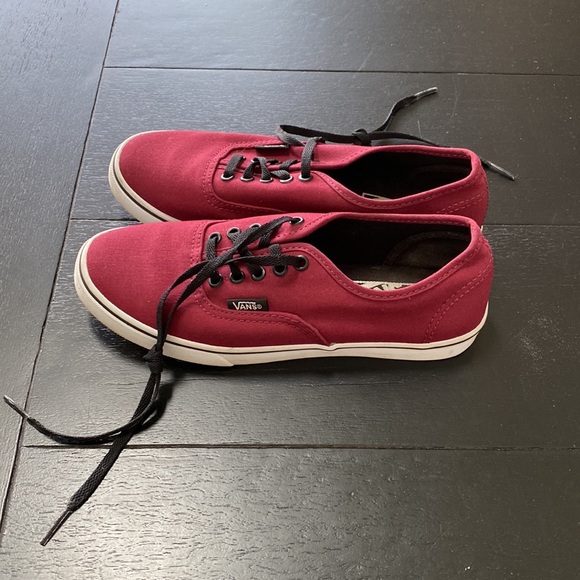 Vans TB2T Skateboard Shoes. Mens 4, Womens 5.5. Maroon - Picture 2 of 11